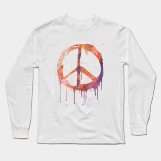 Peace Sign Long Sleeve T-Shirt